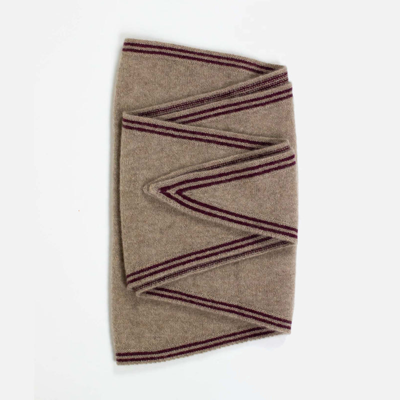 Women's Cashmere Bronte Neck Scarf - Mocha
