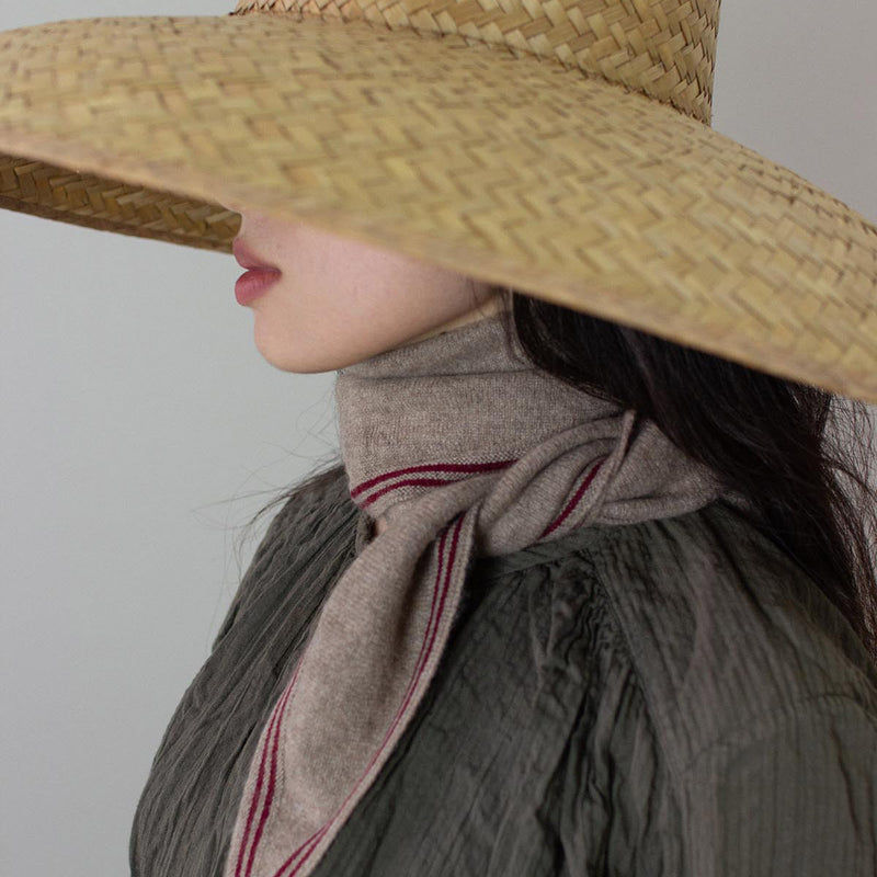 Women's Cashmere Bronte Neck Scarf - Mocha