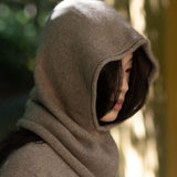 Women's Cashmere Eclipse Balaclava - Brown