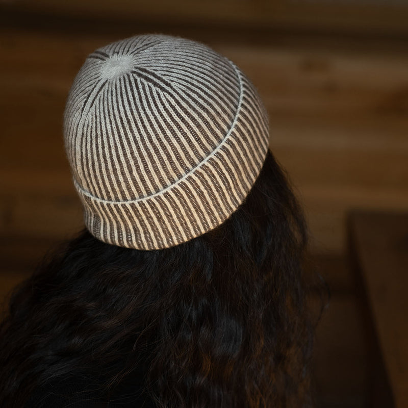 Women's Cashmere Seafarer Hat - Brown