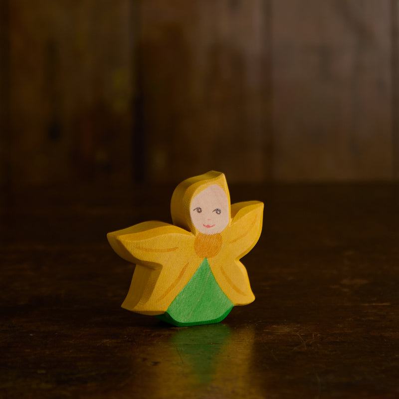 Handmade Wooden Flower Child - Sunflower