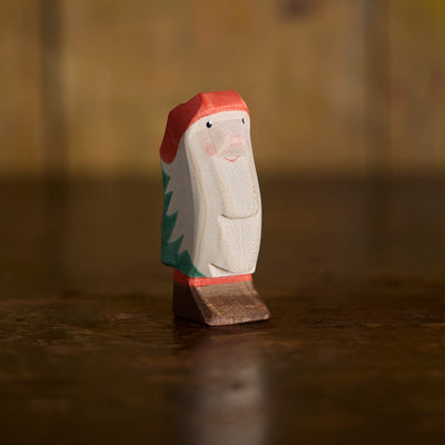 Handmade Wooden Winter Gnome - Norbert