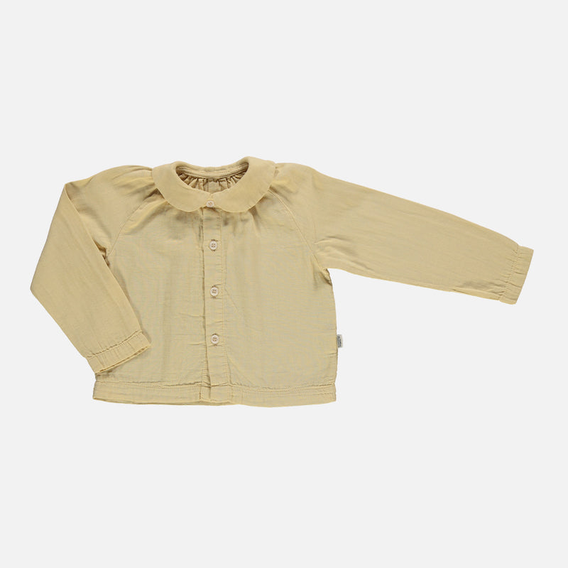 Baby & Kids Cotton Fleurs Blouse - Sahara Sun