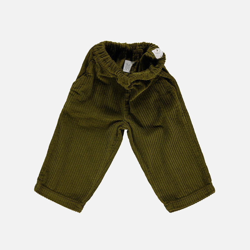 Cotton Corduroy Pomelos Trousers - Fir Green