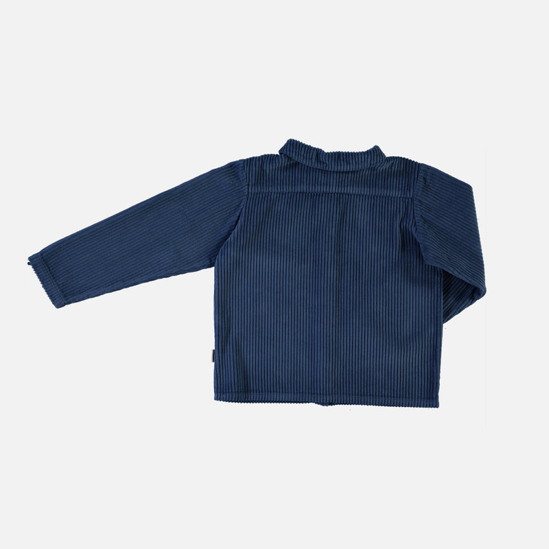 Cotton Corduroy Belladone Shirt - Dark Denim