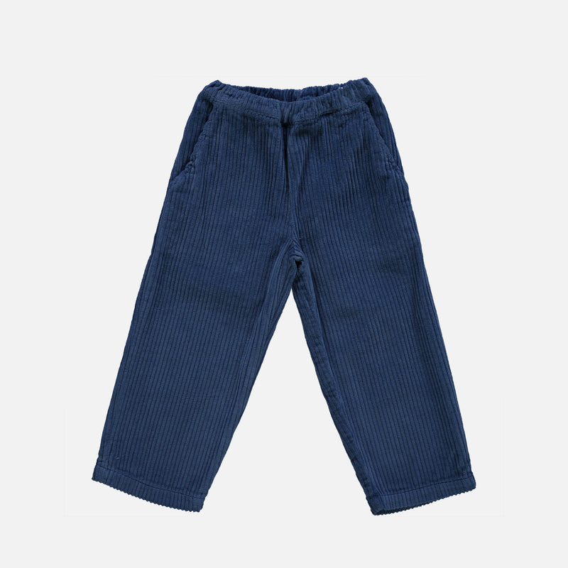 Cotton Corduroy Pomelos Trousers - Dark Denim