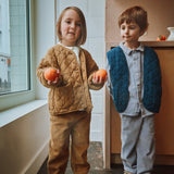 Cotton Quilted Cercis Vest - Dark Denim