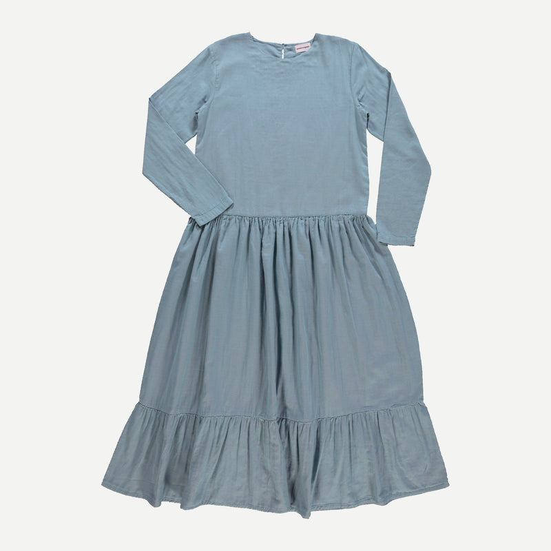 Women's Cotton Gaura Dress - Faded Denim