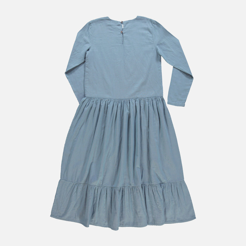 Women's Cotton Gaura Dress - Faded Denim