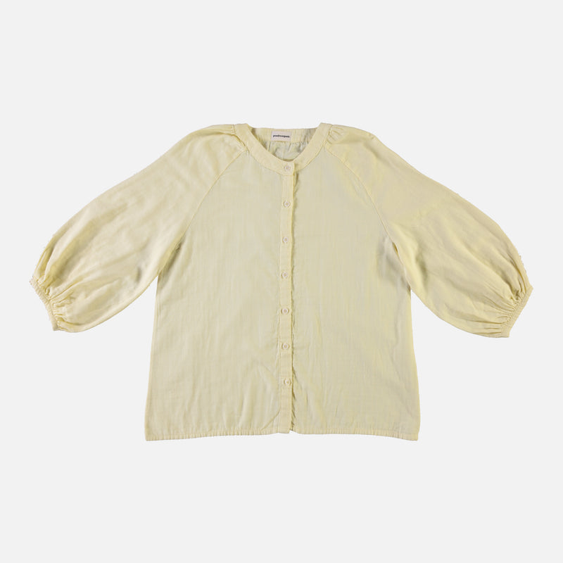 Women's Cotton Onagre Blouse - Pastel Yellow