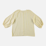 Women's Cotton Onagre Blouse - Pastel Yellow