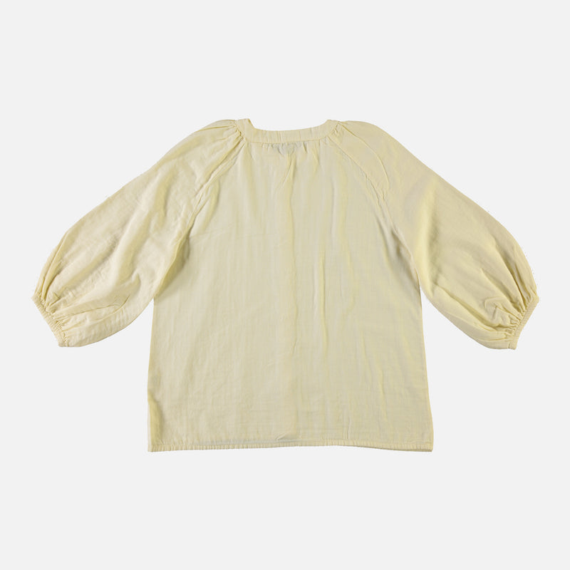 Women's Cotton Onagre Blouse - Pastel Yellow