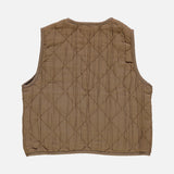 Women's Cotton Quilted Cercis Vest - Dull Gold