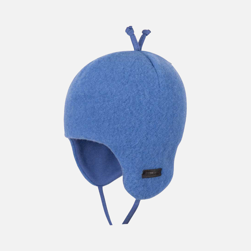 Baby & Kids Merino Wool Fleece Hat - Bright Blue