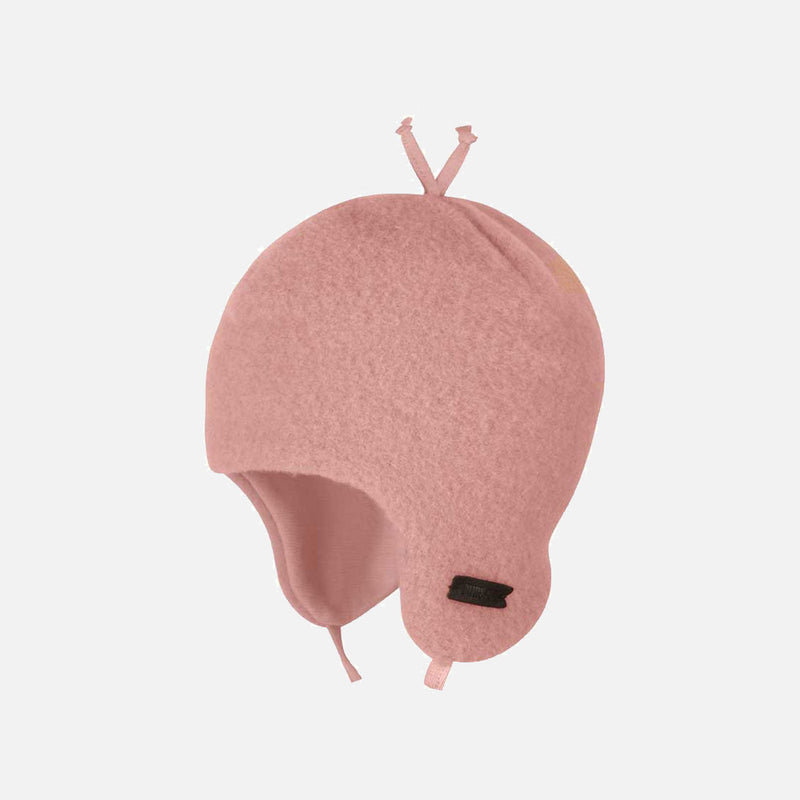 Baby & Kids Merino Wool Fleece Hat - Dusty Rose