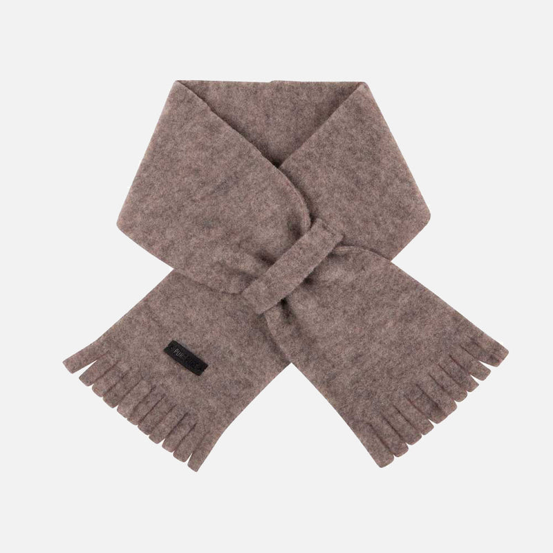 Baby & Kids Merino Wool Fleece Scarf - Stone Grey