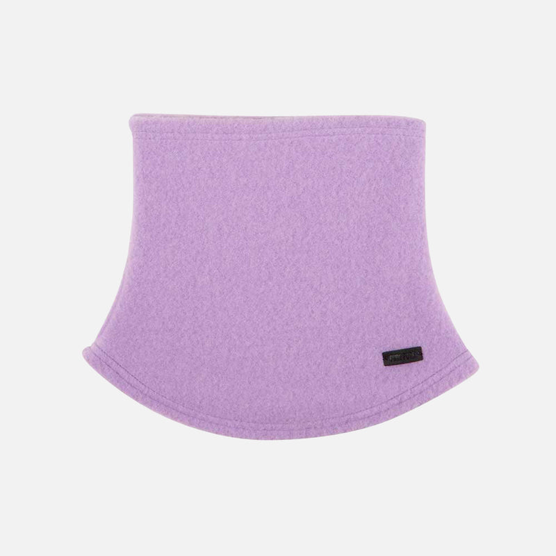 Kids Merino Wool Fleece Neck Warmer - Lilac