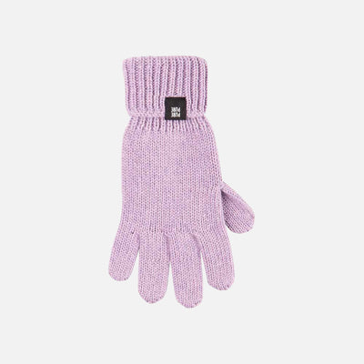 Kids Merino Wool/Cotton/Silk Gloves - Lilac