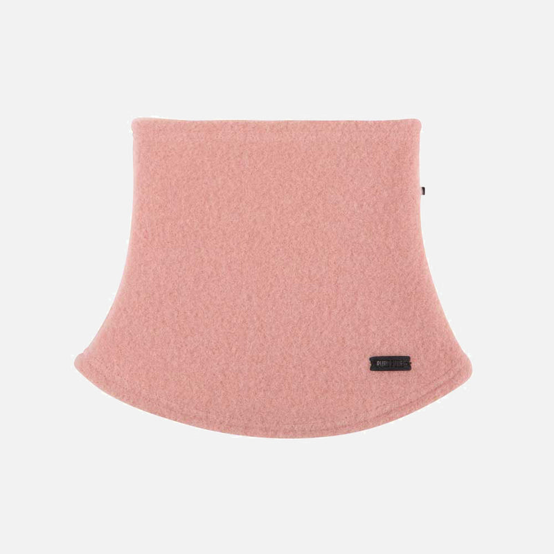 Merino Wool Fleece Neck Warmer - Dusty Rose