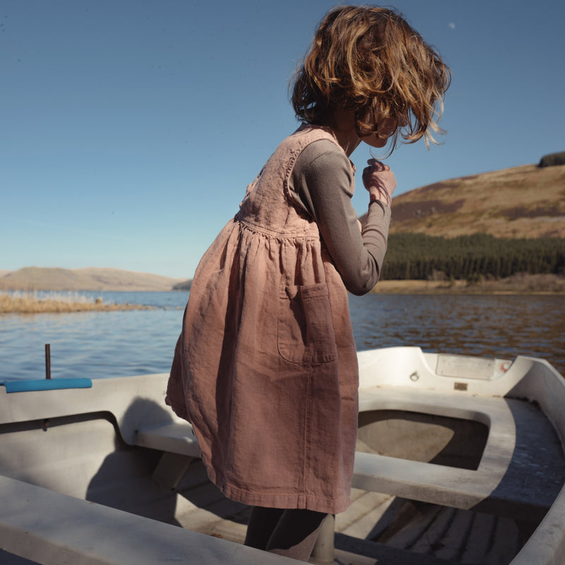 Lark Top - Cotton Pointelle - Timber