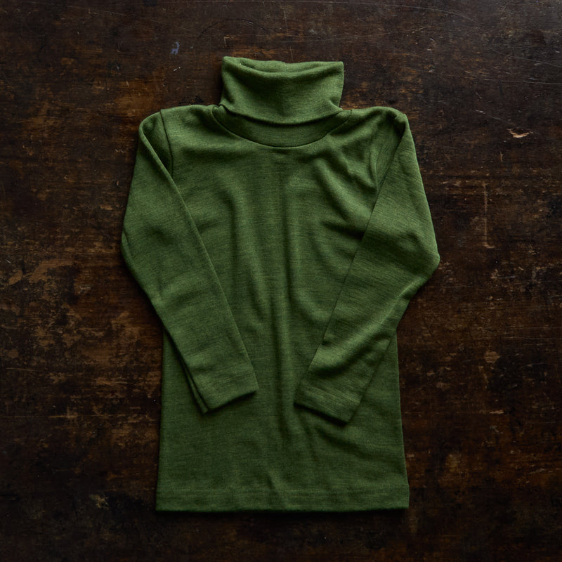 Auk Top - Merino Wool & Silk - Forest