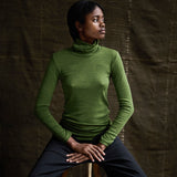 Auk Women’s Top - Merino Wool & Silk - Forest