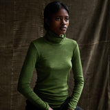 Auk Women’s Top - Merino Wool & Silk - Forest