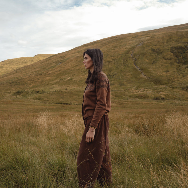 Blackthorn Women's Trousers - Cotton Corduroy - Squirrel