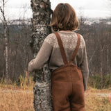 River Baby & Kids Dungarees - Boiled Merino Wool - Auburn