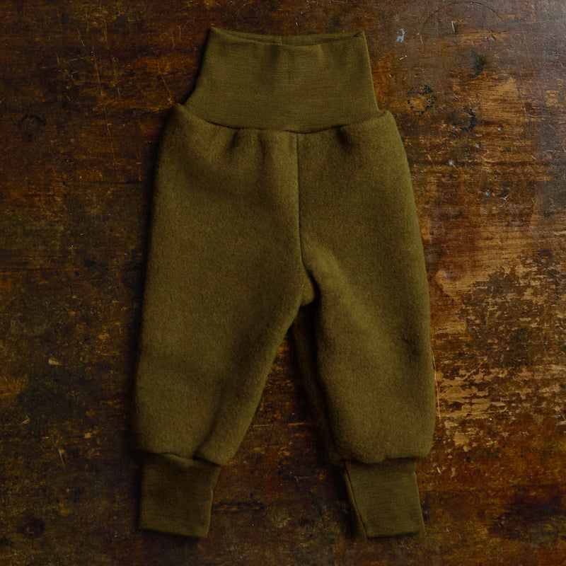 Barbet Baby & Kids Pants - Merino Wool Fleece - Seaweed