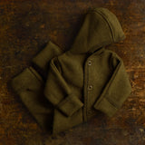 Baby & Kids Overall - Boiled Merino Wool - Seaweed