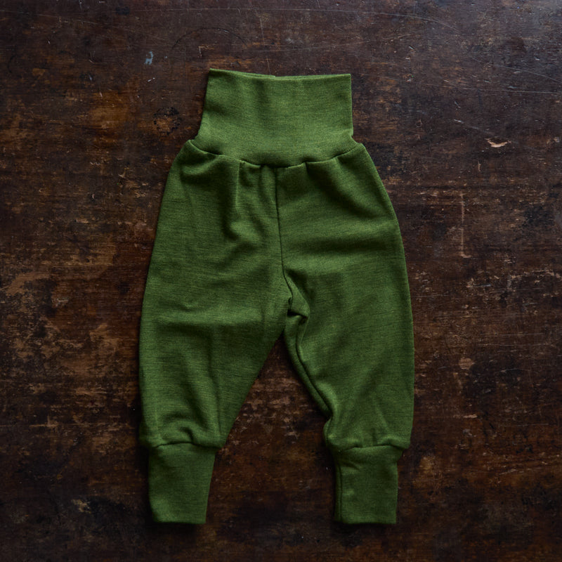 Batis Baby Pants - Merino Wool & Silk - Forest