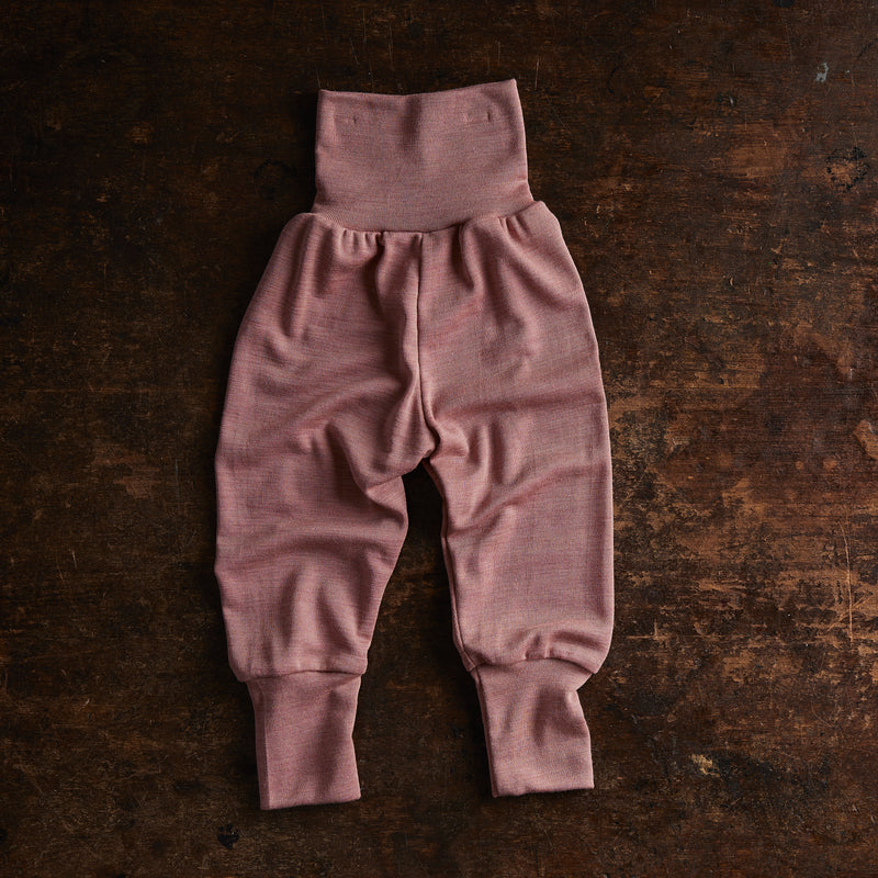 Batis Baby Pants - Merino Wool & Silk - Orchid