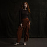 Blackthorn Women's Trousers - Cotton Corduroy - Auburn