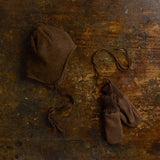 Boiled Merino Wool Hat - Hazelnut