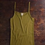 Cygnus Women's Top - Cotton Pointelle - Olive