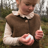 Eider Baby & Kids Vest - Merino Wool Fleece - Sycamore