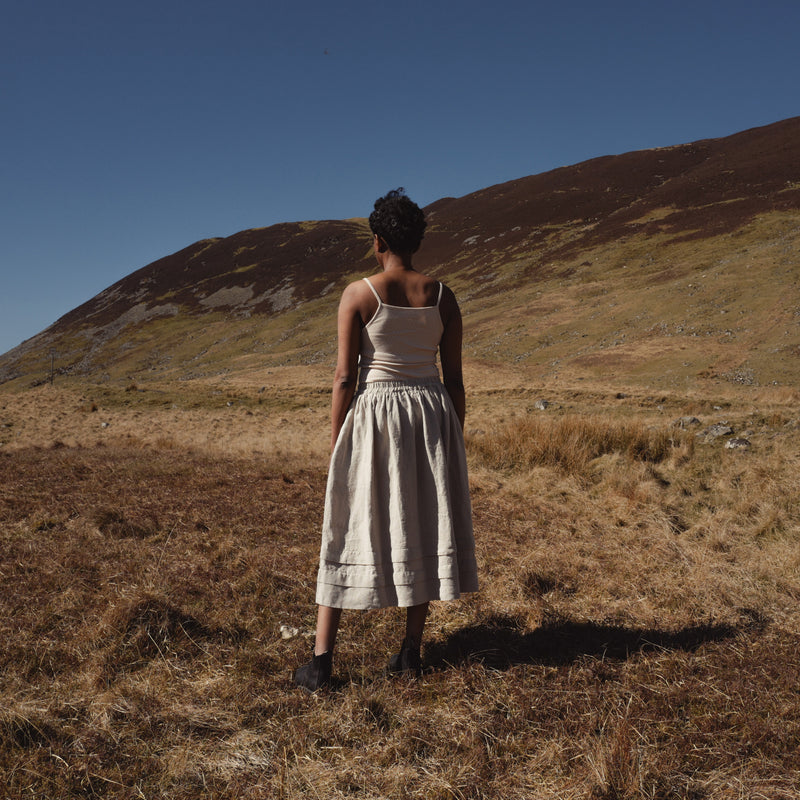 Elm Women's Skirt - Linen - Natural