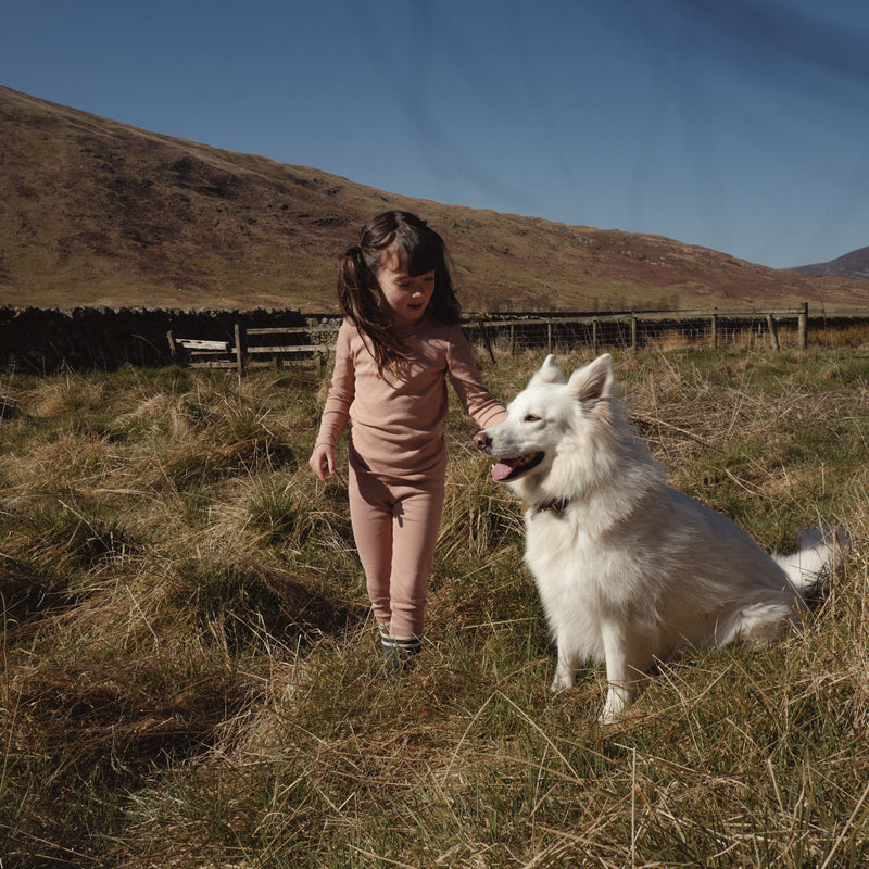Lark Top - Cotton Pointelle - Peony