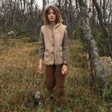 Falcon Baby & Kids Vest - Merino Wool Fleece - Sandstorm