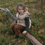 Falcon Baby & Kids Vest - Merino Wool Fleece - Sandstorm