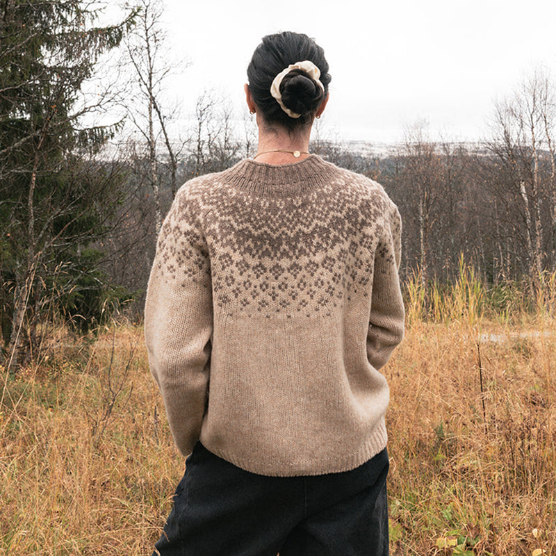 Fauna Women's Cardigan - Lambswool - Mallow