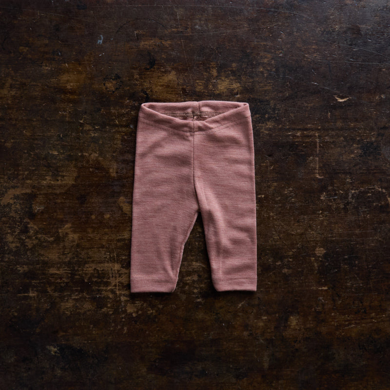 Lark Top & Finch Leggings Baby Set - Merino Wool & Silk - Orchid