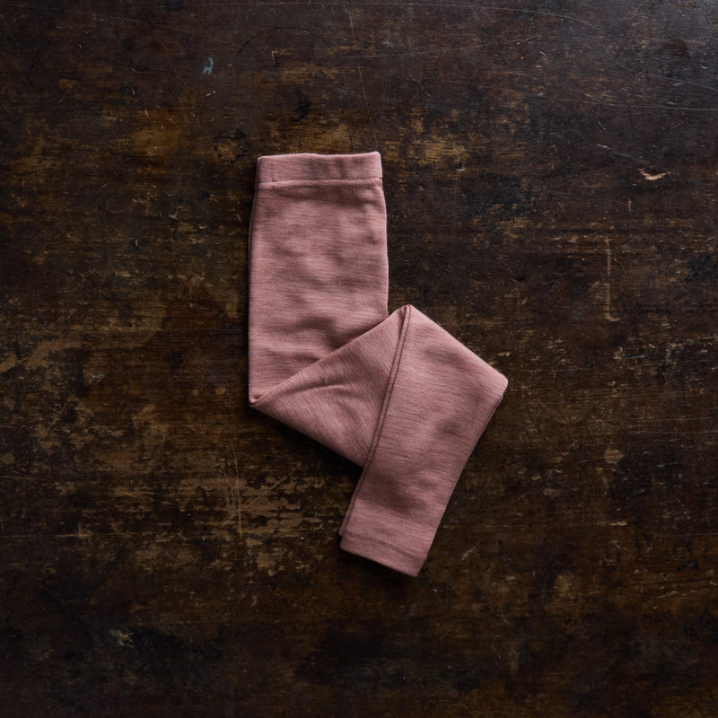 Finch Leggings - Merino Wool & Silk - Orchid