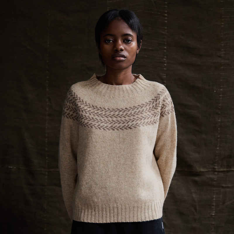 Garden Women's Sweater - Lambswool - Mallow