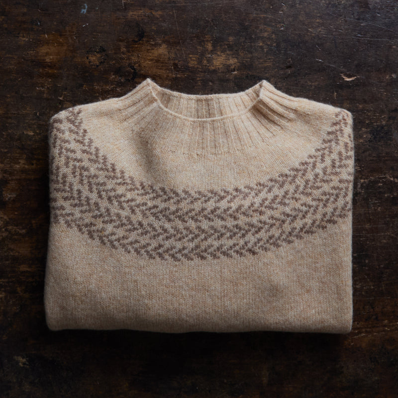 Garden Women's Sweater - Lambswool - Mallow