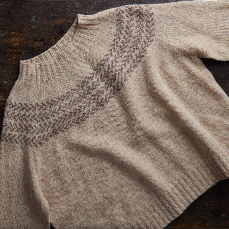 Garden Women's Sweater - Lambswool - Mallow