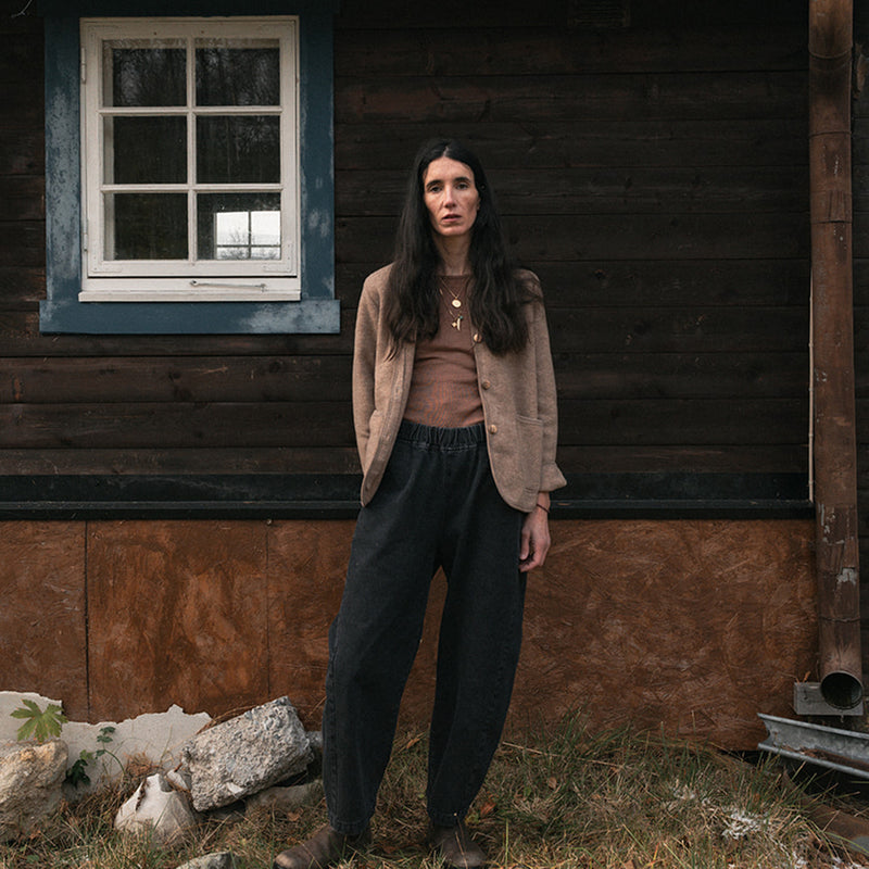 Harrier Women's Jacket - Merino Wool Fleece - Driftwood