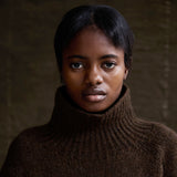 Highland Women's Rollneck - Lambswool - Burnt Umber