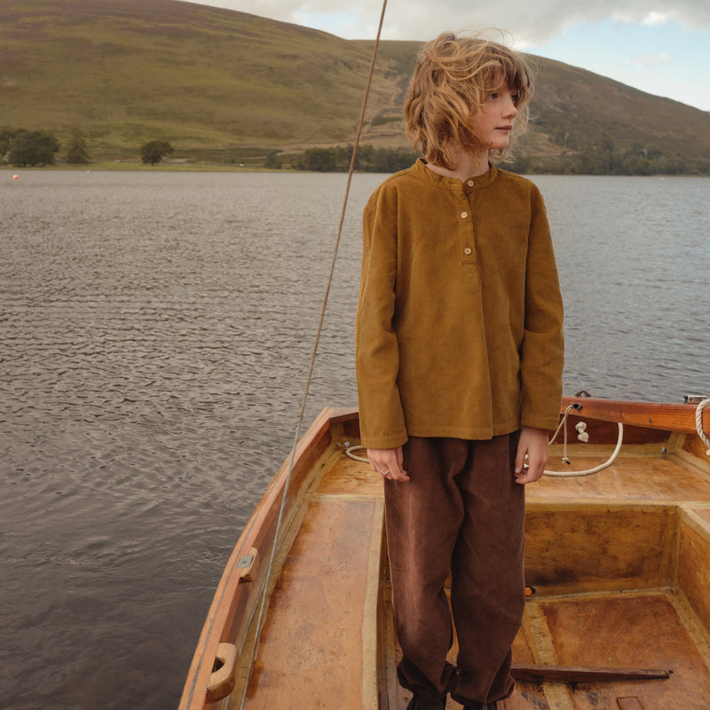 Linden Trousers - Cotton Corduroy - Squirrel